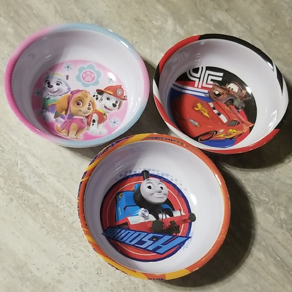 Zak, Character Bowls Paw Patrol,  Cars And Thomas